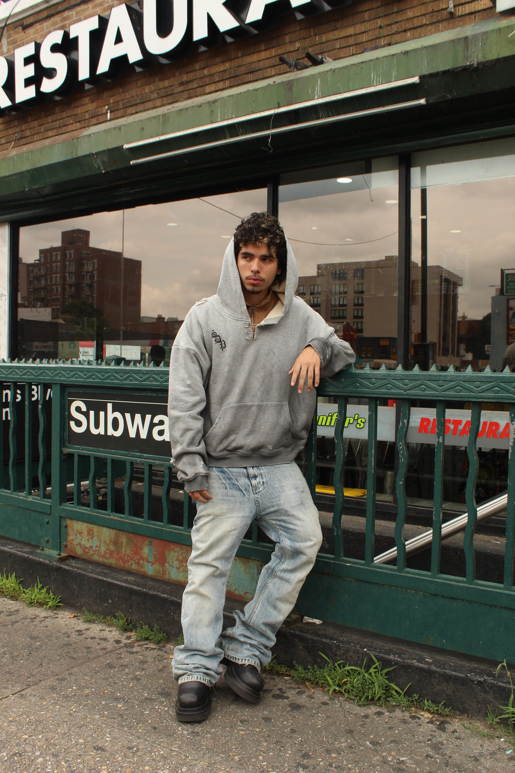 Salaire Du Péché "Rugged Pin" Hoodie
