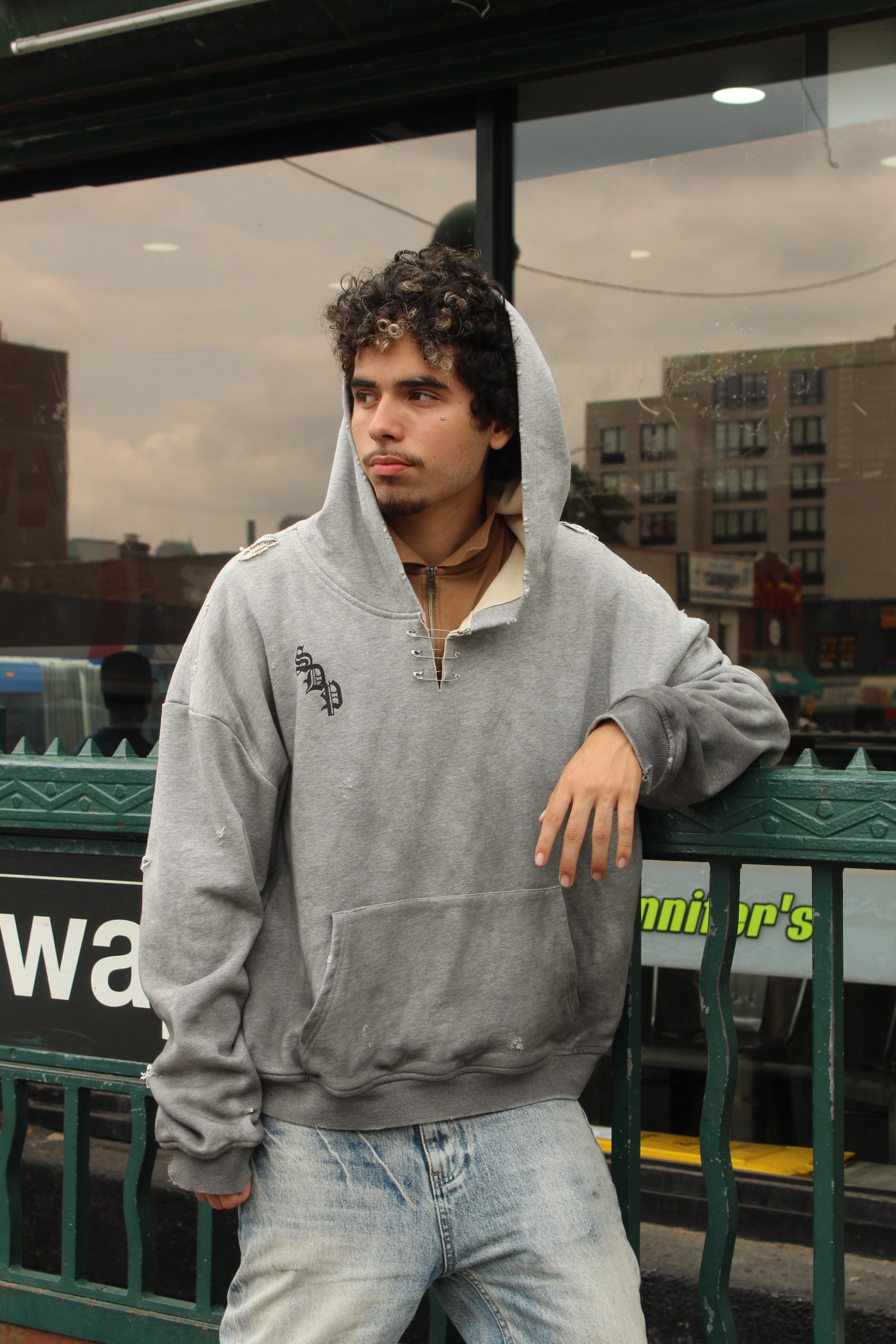Salaire Du Péché "Rugged Pin" Hoodie
